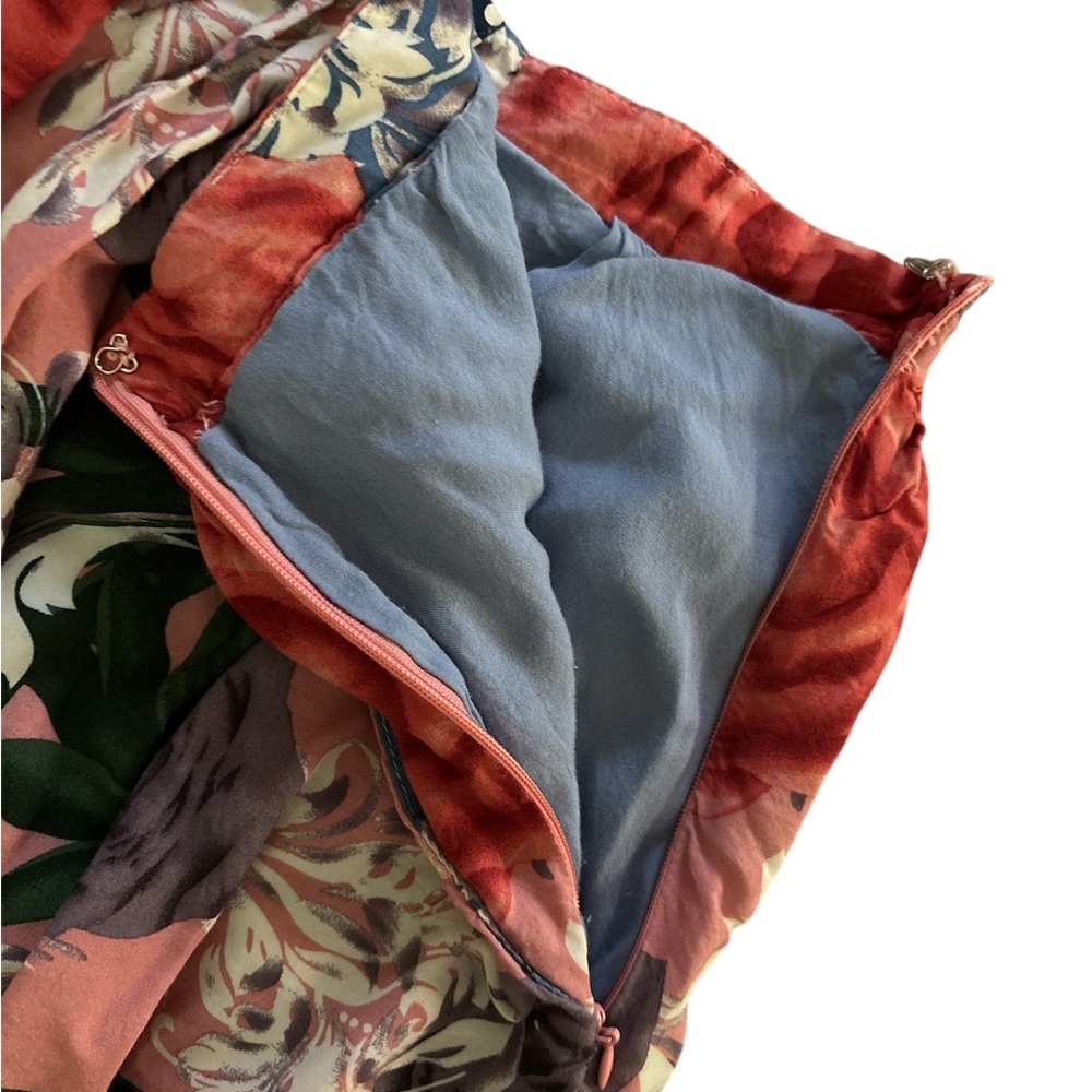 Anthropologie Comme Toi Lined Floral Skirt Size Small - Picture 4 of 6